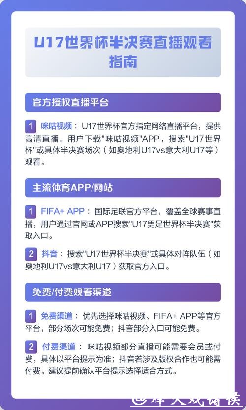 免费观看世界杯比赛直播入口指南
